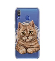 Kılıfland Samsung Galaxy A20 Kılıf A205F Silikon Resimli Kapak Pretty Cat -Stok 1078