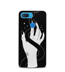 Kılıfland Xiaomi Mi 8 Lite Kılıf Silikon Resimli Kapak Snake -Stok 709