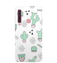 Kılıfland Samsung Galaxy A9 2018 Kılıf A920F Silikon Resimli Kapak Cactus Pattern -Stok 901