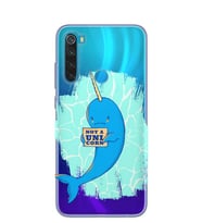 Kılıfland Xiaomi Redmi Note 8T Kılıf Silikon Resimli Kapak Not A Unicorn -Stok 530