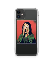 Kılıfland Apple İphone 11 Kılıf Silikon Resimli Kapak Mona Lisa Scream -Stok 21
