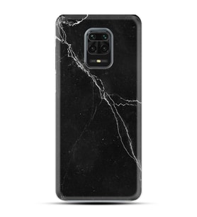 Kılıfland Xiaomi Redmi Note 9S Silikon Resimli Kapak Siyah Şerit Mermer Stok 1298