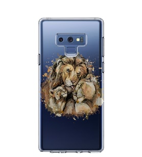 Kılıfland Samsung Galaxy Note 9 Kılıf N960F Silikon Resimli Kapak Leon Family -Stok 846