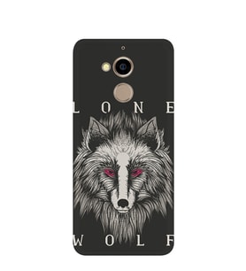 Kılıfland General Mobile GM8 Kılıf Silikon Desenli Resimli Lüx Kapak Lone Wolf -Stok 504