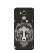 Kılıfland General Mobile GM8 Kılıf Silikon Desenli Resimli Lüx Kapak Lone Wolf -Stok 504