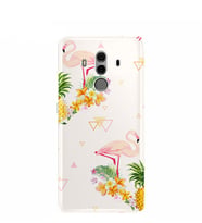 Kılıfland Huawei Mate 10 Pro Kılıf Silikon Desenli Resimli Lüx Kapak Delta Flamingo -Stok 1089