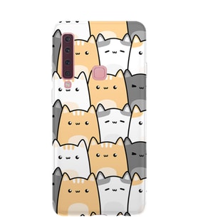 Kılıfland Samsung Galaxy A9 2018 Kılıf A920F Silikon Resimli Kapak Pretty Cats -Stok 1179