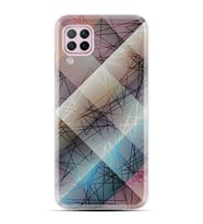 Kılıfland Huawei P40 Lite Kılıf Kılıf Silikon Resimli Kapak Line Triangle Stok 864