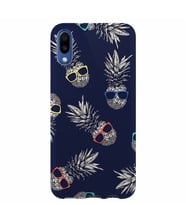 Kılıfland Samsung Galaxy A10 Kılıf A105F Silikon Resimli Kapak Ananas Pattern -Stok 860