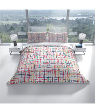 Cattleya Colorful 3D Pamuk Saten Çift Kişilik Nevresim Takımı
