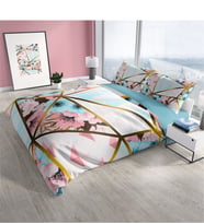 Monohome Goldline Flowers 3D Çift Kişilik Nevresim Takımı