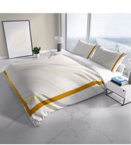 Monohome White 3D Dijital Baskılı Çift Kişilik Nevresim Takımı