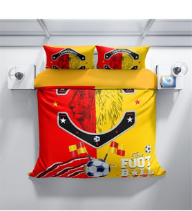 Monohome Red & Yellow 3D Çift Kişilik Nevresim Takımı