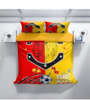 Monohome Red & Yellow 3D Çift Kişilik Nevresim Takımı