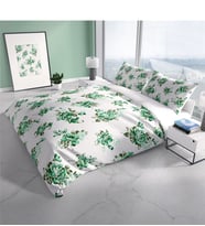 Cattleya Bigarden 3D Pamuk Saten Çift Kişilik Nevresim Takımı