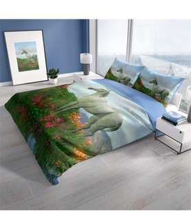 Monohome Unicorn 3D Çift Kişilik Nevresim Takımı