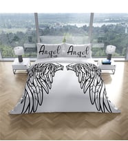 Cattleya Wing 3D Pamuk Saten Çift Kişilik Nevresim Takımı