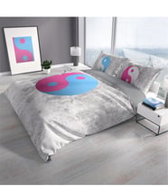 Monohome Ying Yang 3D Çift Kişilik Nevresim Takımı