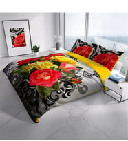 Monohome Rose1006 3D Dijital Baskılı Çift Kişilik Nevresim Takımı