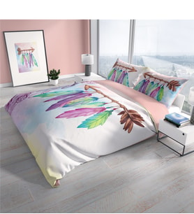 Cattleya Sleep 3D Pamuk Saten Çift Kişilik Nevresim Takımı