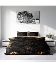 Monohome Brown Suite 3D Pamuk Saten Çift Kişilik Nevresim Takımı