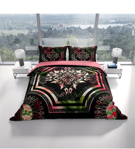 Monohome Roses Pattern 3D Çift Kişilik Nevresim Takımı