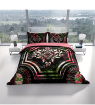 Monohome Roses Pattern 3D Çift Kişilik Nevresim Takımı