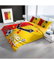 Monohome Red & Yellow 3D Çift Kişilik Nevresim Takımı