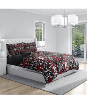 Monohome Damask 3D %100 Pamuklu Çift Kişilik Nevresim Takımı