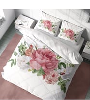 Monohome New Floral 3D Çift Kişilik Nevresim Takımı