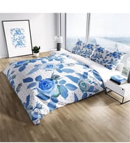 Monohome Bluerose 3D Dijital Baskılı Çift Kişilik Nevresim Takımı
