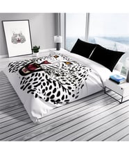 Monohome Leopard 3D Dijital Baskılı Çift Kişilik Nevresim Takımı