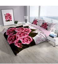 Monohome Rose1008 3D Dijital Baskılı Çift Kişilik Nevresim Takımı
