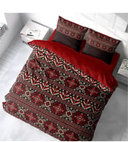 Monohome Old Design 3D Pamuk Saten Çift Kişilik Nevresim Takımı