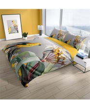 Monohome Yellow Parrot 3D Çift Kişilik Nevresim Takımı