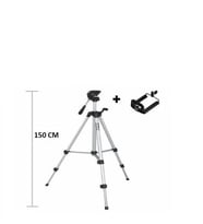 Telefon Ve Kamera Tutucu Tripot Ayak 150 Cm (Telefon Tutuculu)