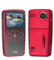 Kodak Zx1 2" Lcd Hd Dijital Pocket Video Kamera Kırmızı