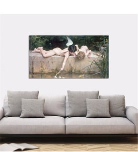 Tablosan Melekler (Le Sauvatage) - Emile Munier Kanvas Tablo - B-02-483