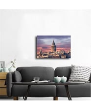 Tablosan Galata Kulesi Akşam Fotoğraf Kanvas Tablo - A-16-211