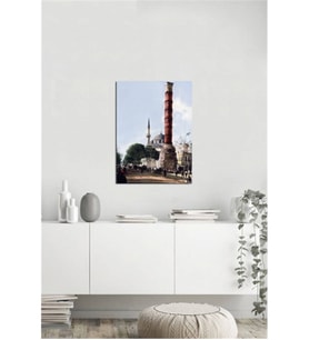 Tablosan Eski İstanbul Çemberlitaş Fotoğraf Kanvas Tablo - A-16-109