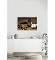 Tablosan Cep Saati Ve Anahtar Dekoratif Kanvas Tablo - A-23-253