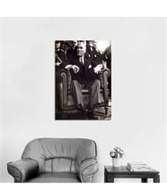 Tablosan Atatürk Törende Sigarasız Sepya Kanvas Tablo Tablo - A-02-158