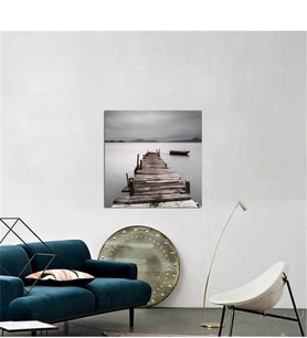 Tablosan Ahşap İskele Fotoğraf Kanvas Tablo - A-20-613