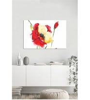 Tablosan Modern Gelincikler Çiçekler Kanvas Tablo - B-03-172