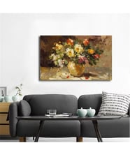 Tablosan Vazoda Çiçekler Kanvas Tablo - B-03-212