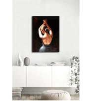 Tablosan Yağlı Boya İspanyol Dansçı Kadın Kanvas Tablo - B-06-006