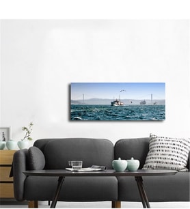 Tablosan İstanbul Boğaz Ve Vapur Fotoğraf Kanvas Tablo - A-16-149