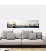 Tablosan Yelkenli Gemiler - Ayvazovsky Kanvas Tablo - B-08-014