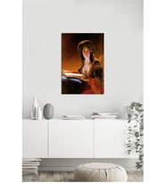 Tablosan Yağlı Boya Oryantal Kadın Friedrich Von Amerling Kanvas Tablo - B-13-041