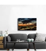 Tablosan Boğaz Köprüsü Akşam Fotoğraf Kanvas Tablo - A-16-185
